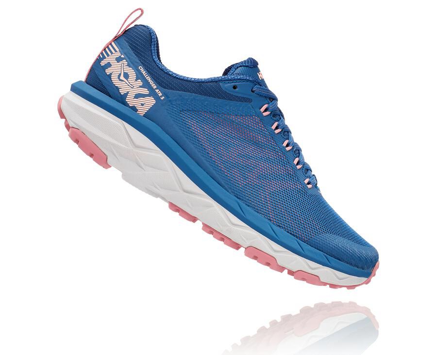 Hoka One One トレイルシューズ レディース 青 - チャレンジャー ATR 5 - UY7201954